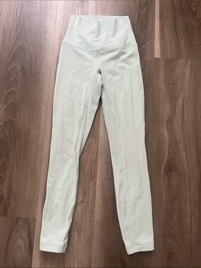 High-Waist Align Lululemon Sage Green Active Leggings